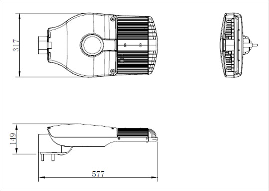 Modular LED Street Light