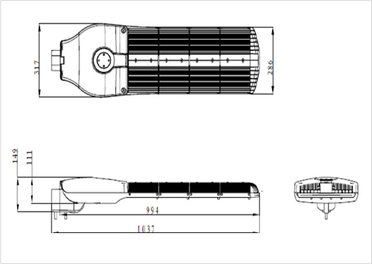 Modular LED Street Light